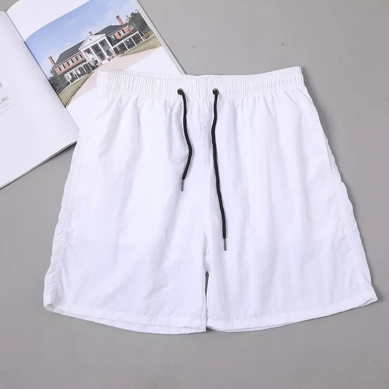 Trendy Men's Beach Style Straight Quarter Shorts