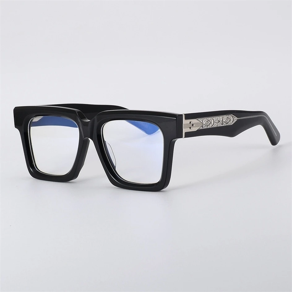 

Деловые очки в оправе, роскошные большие квадратные солнцезащитные очки из ацетата BELIZE, трендовые дизайнерские очки, оправа для очков для мужчин и женщин