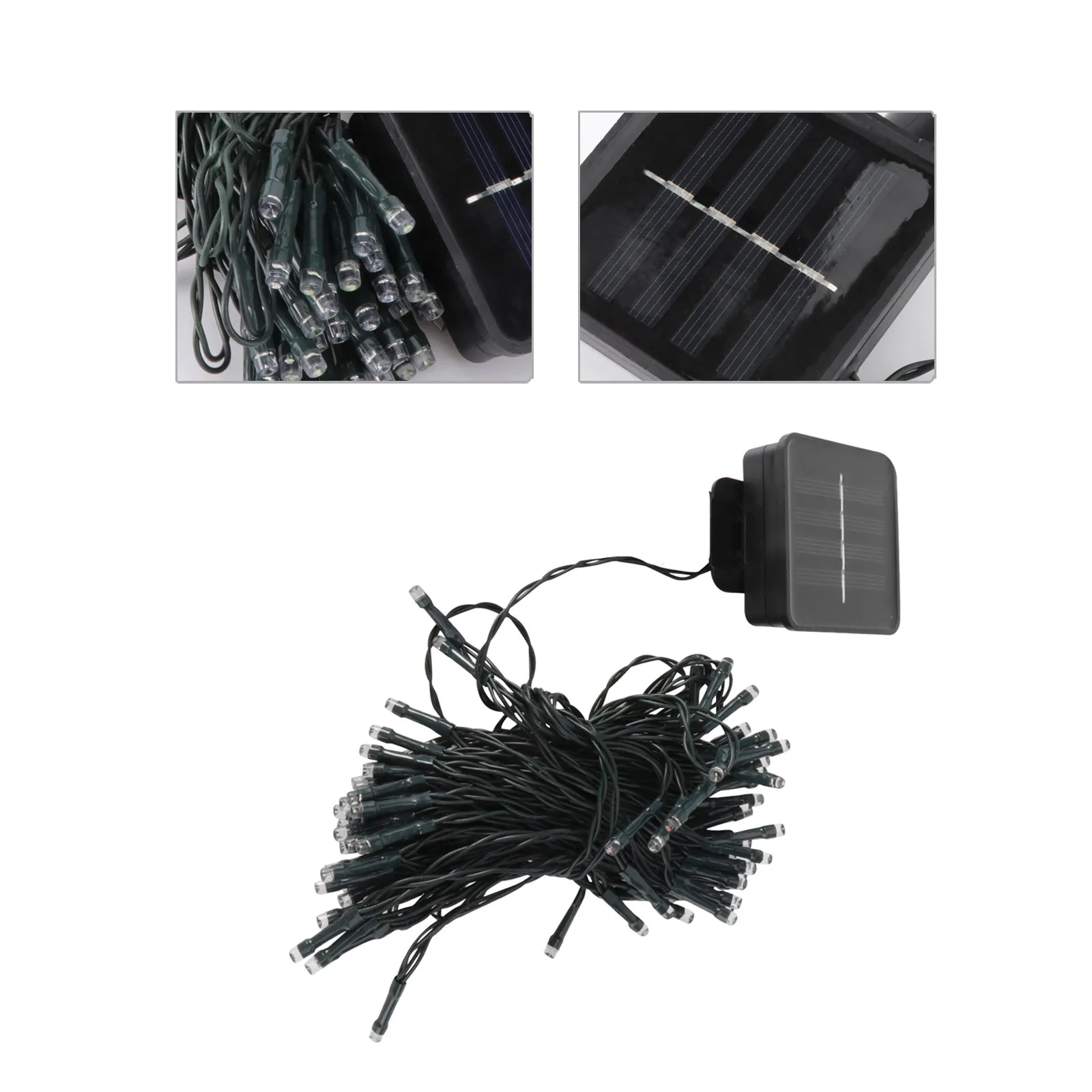 

100 Beads 10M Solar String Lights LED Fairy Lights Colorful for Christmas Halloween Garden Wedding Home Decor