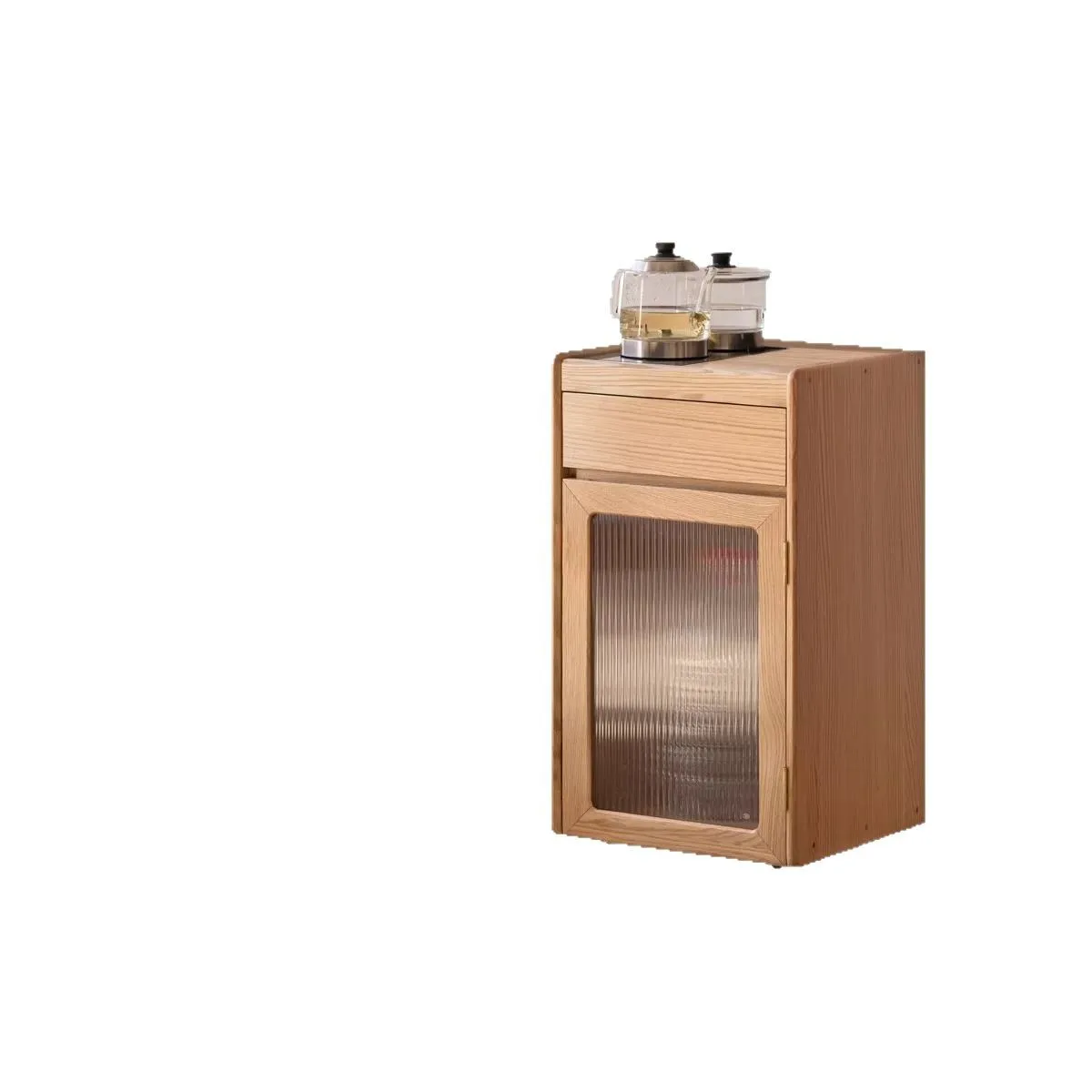 

High-quality Solid wood cabinet kettle integrated bar machine living room household table side cabinet mobile small
