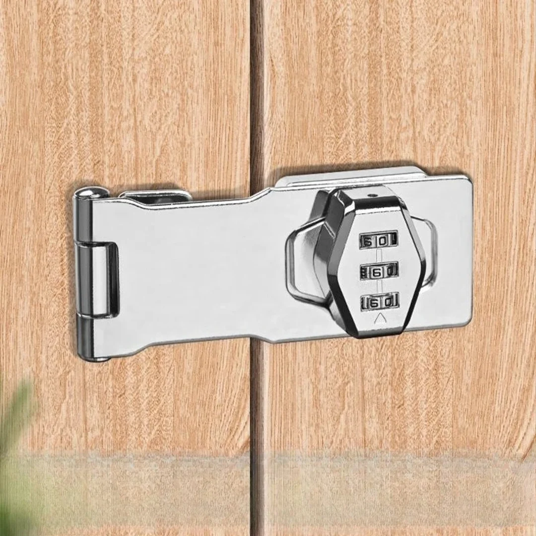 Wardrobe combination lono punching, cabinet, anti-theft drawer locker, refrigerator lock with, file cabinet door buckle