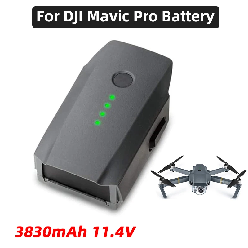 For DJI Mavic Pro Intelligent Flight Battery 3830mAh 11.4V Mavic Pro/Platinum Drone Li-Polymer Battery 4-Level LED Indicator