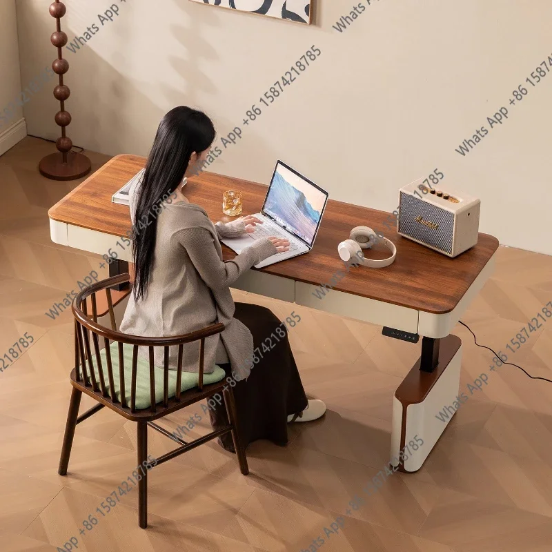 N62 C 120 140 160 180 Cm Modern Multifunctional Lifting Desk Room Desks Gaming Table Computer Desk Office Tables Study Desks Fur view 4