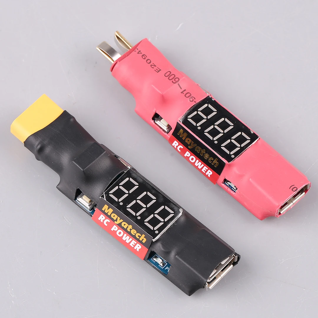 High Quality Mayatech 3 in 1 Lipo Battery Discharge Tester USB Discharge Indicator With T Plug XT60 Plug For RC Drone Models