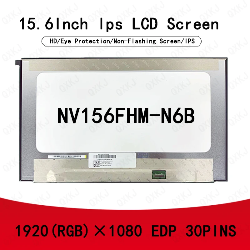 30pin NV156FHM-N6B 15.6inch 1920*1080 Wholesale New LCD Panel Laptop Monitor Replacement LCD Screen