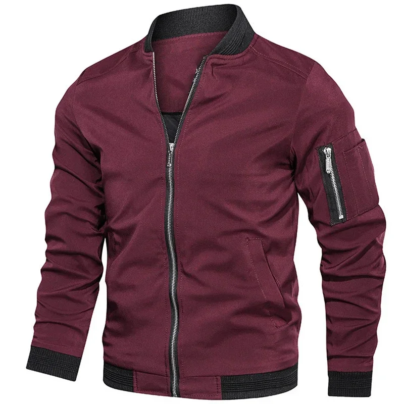 

Military coats Brand Mens Jackets Plus Size Sportswear Bomber Jacket Baseball Jackets Men's casual Autumn Slim Fit mens jackets