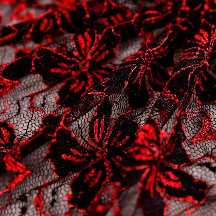 5Meter/lot 150cm wide New stretch lace composite fabric, spring and autumn dress lace fabric lace trims