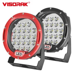 12V 24V 7inch Car LED Work Light with PC Cover Offroad 4x4 SUV LED Spotlight ATV Truck Lorry Roof LED Driving Head Lighting