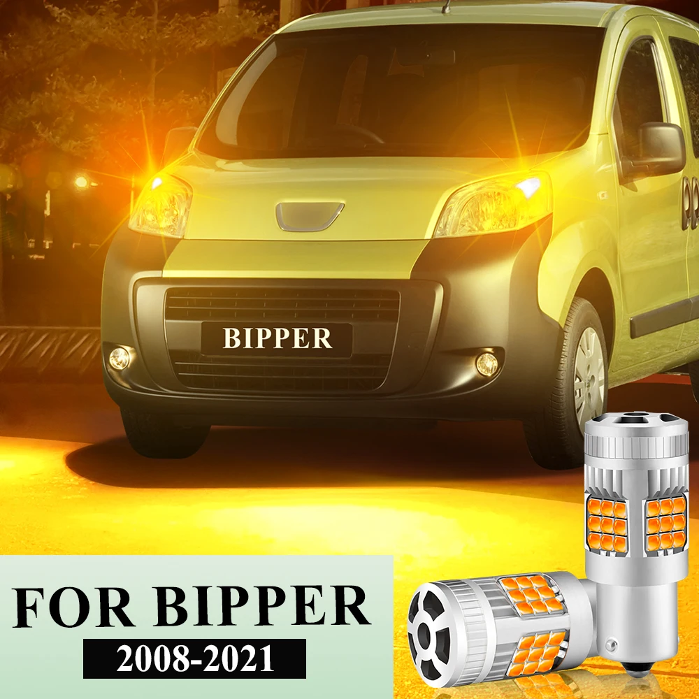 

Для Peugeot Bipper светодиодные указатели поворота 2008-2021 2020 2019 2018 2017, янтарные индикаторные лампы, автомобильные аксессуары feux de recul