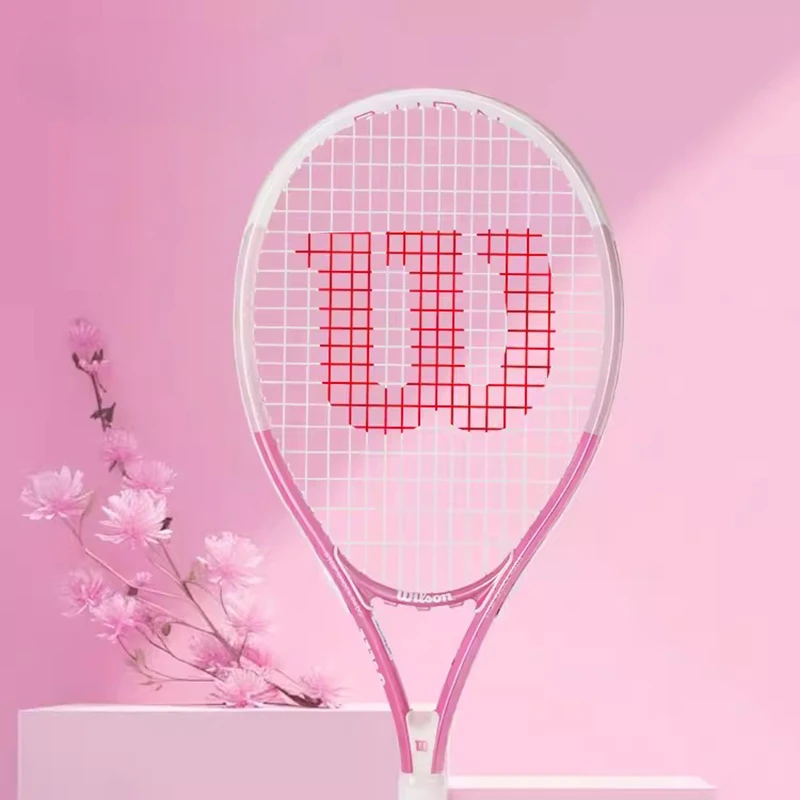 

Tennis Rackets Single Play with Line Self-Practice Professional Beginner Elastic Tennis Racket Men Women Racket