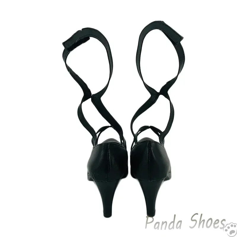 Genshin Impact Fatui Cosplay Buty Anime Gra Cos Długie Czarne Botki Damskie Fatui Cosplay Kostium Rekwizyt Buty na Con Halloween