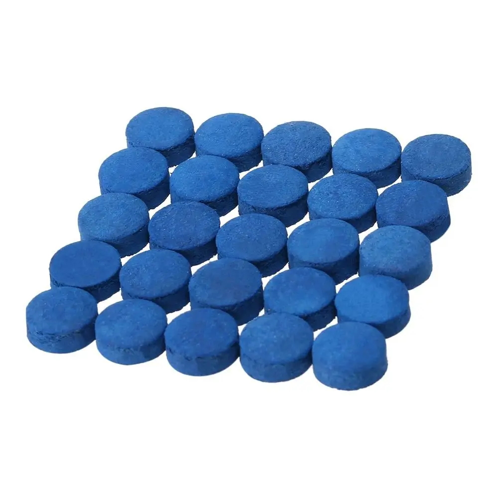 50Pcs Snooker Pool Billiards Cue Tips Replacement Parts M Hardness Billiards Tip 9/10/11/12/13mm Pole Repair Accessories
