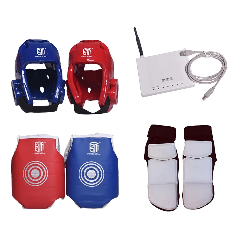 Grand Slam Waychamp Electronic System for Taekwondo Includes Electronic Socks and Chest Guard