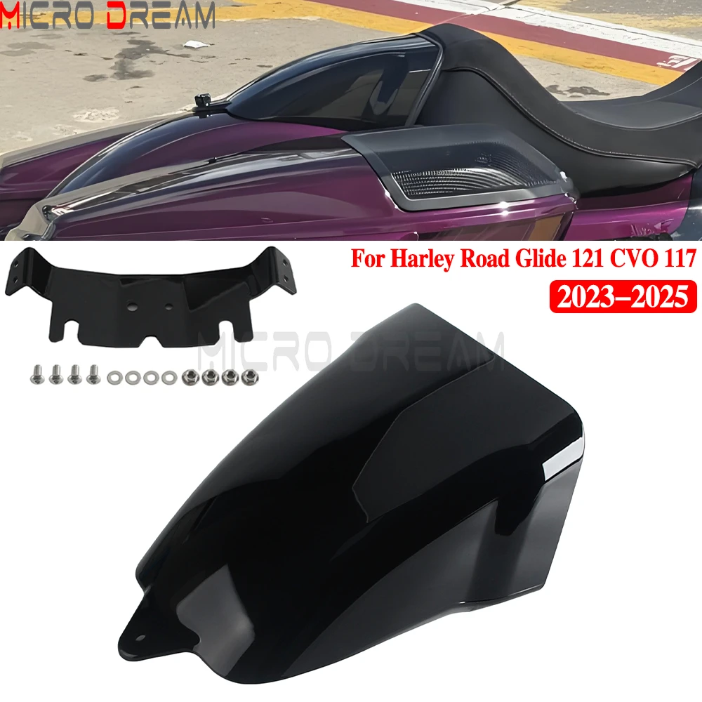 

For Harley Touring Road Glide 121 CVO 117 2023-25 Motorcycle Seat Back Cover Passenger Cowl Fairing Rear Hump Pillion Seat Cowls