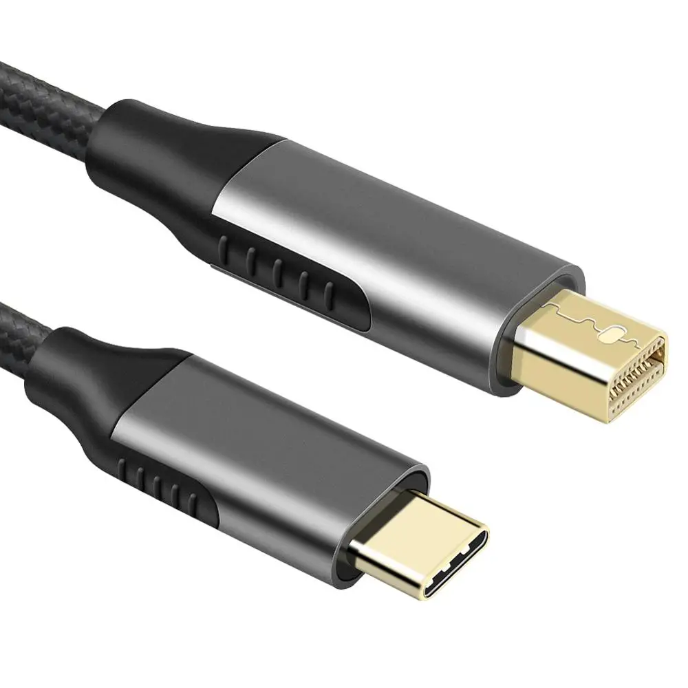 

1.8M USB C To Mini DisplayPort(Not Thunderbolt Port) Video Cable Type C Thunderbolt3 To MiniDP 4K@60Hz Display Cord for Laptop