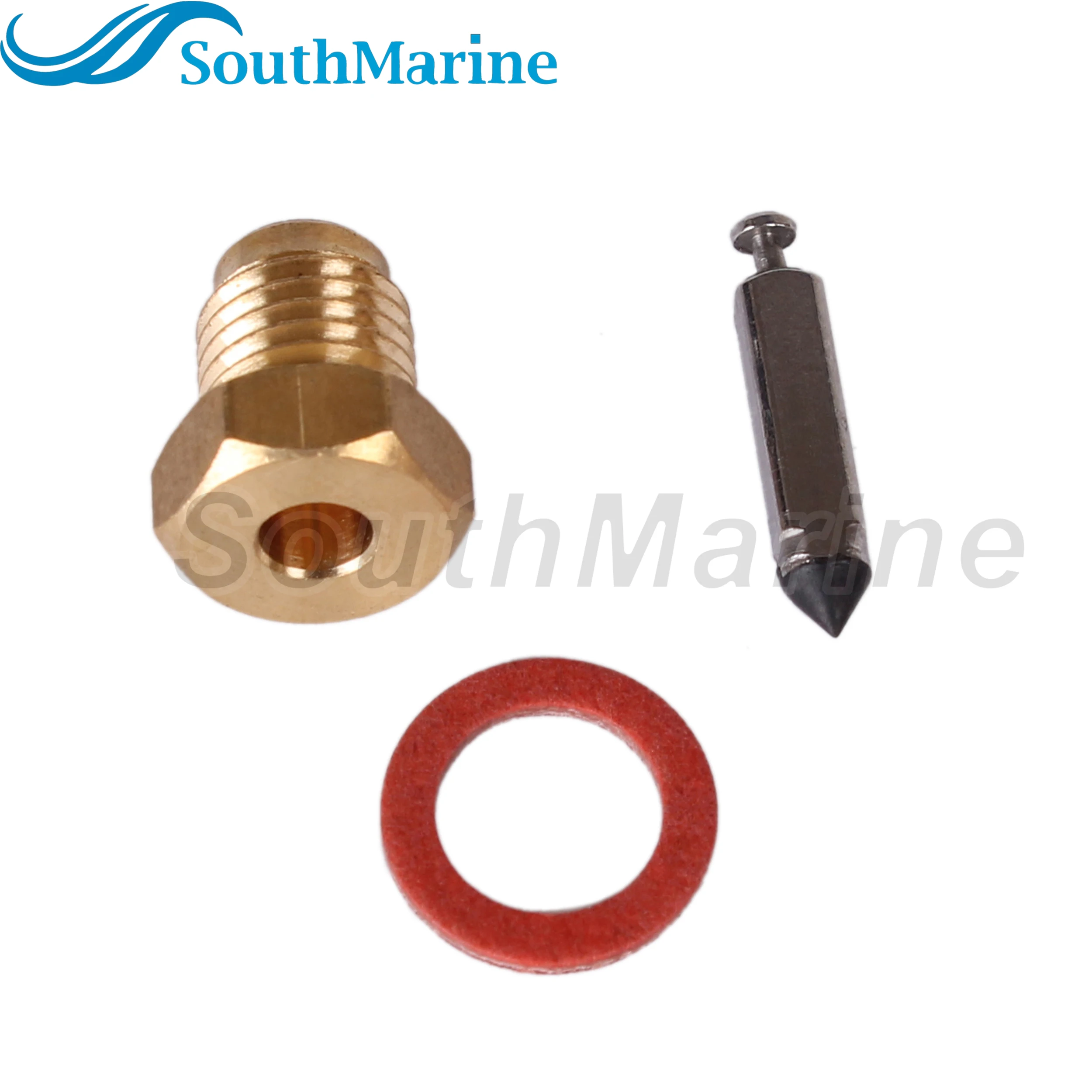 Boat Engine 6E8-14390-12 Carburetor Needle Valve Seat Kits for Yamaha 9.9HP 15HP / 14216M for Mercury