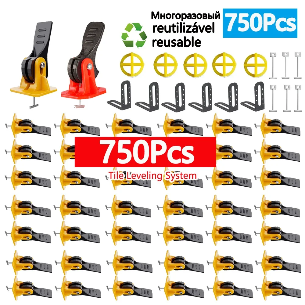 5-750 Stuks Vloertegel Nivellering Systeem Clips Niveller Versteller Constructiegereedschap Tegel Locator Spacers Set Voor Porseleinen Tegelwand