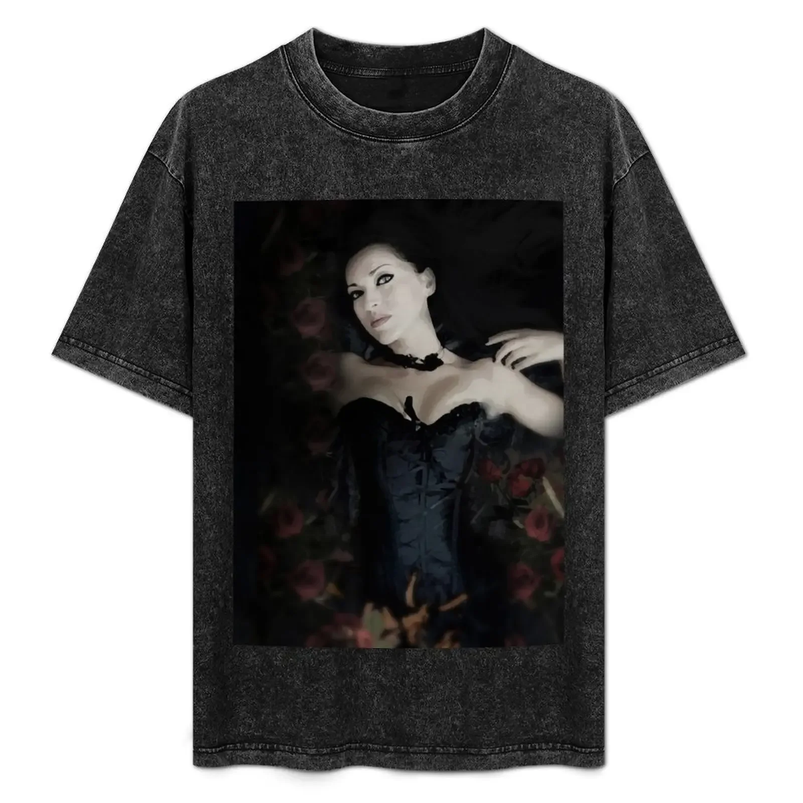 

Aeon's Embrace Sirenia Inspired Artwork T-Shirt man tshirt t shirts for man pack white T-Shirt