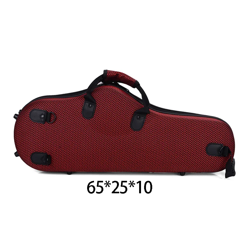 Sax Handheld Bag Case Organiser Bag for Alto Saxophone Accessories Black Crocodile Pattern