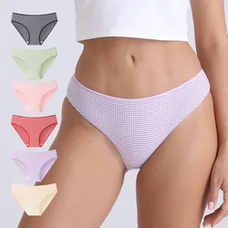 Women Panties Breathable Crotch Warm Underwear for Women Sexy Seamless Briefs Stripes Low Waist Pants Female Winter Lingerie