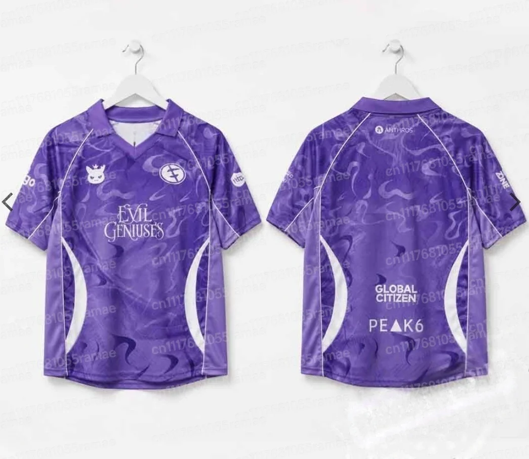 2026 Evil Geniuses ESports Club Team Trikot T-Shirt Digitaldruckmuster Valorant LOL Csgo Kurzarm-T-Shirt Familien-Matching – Detail 5