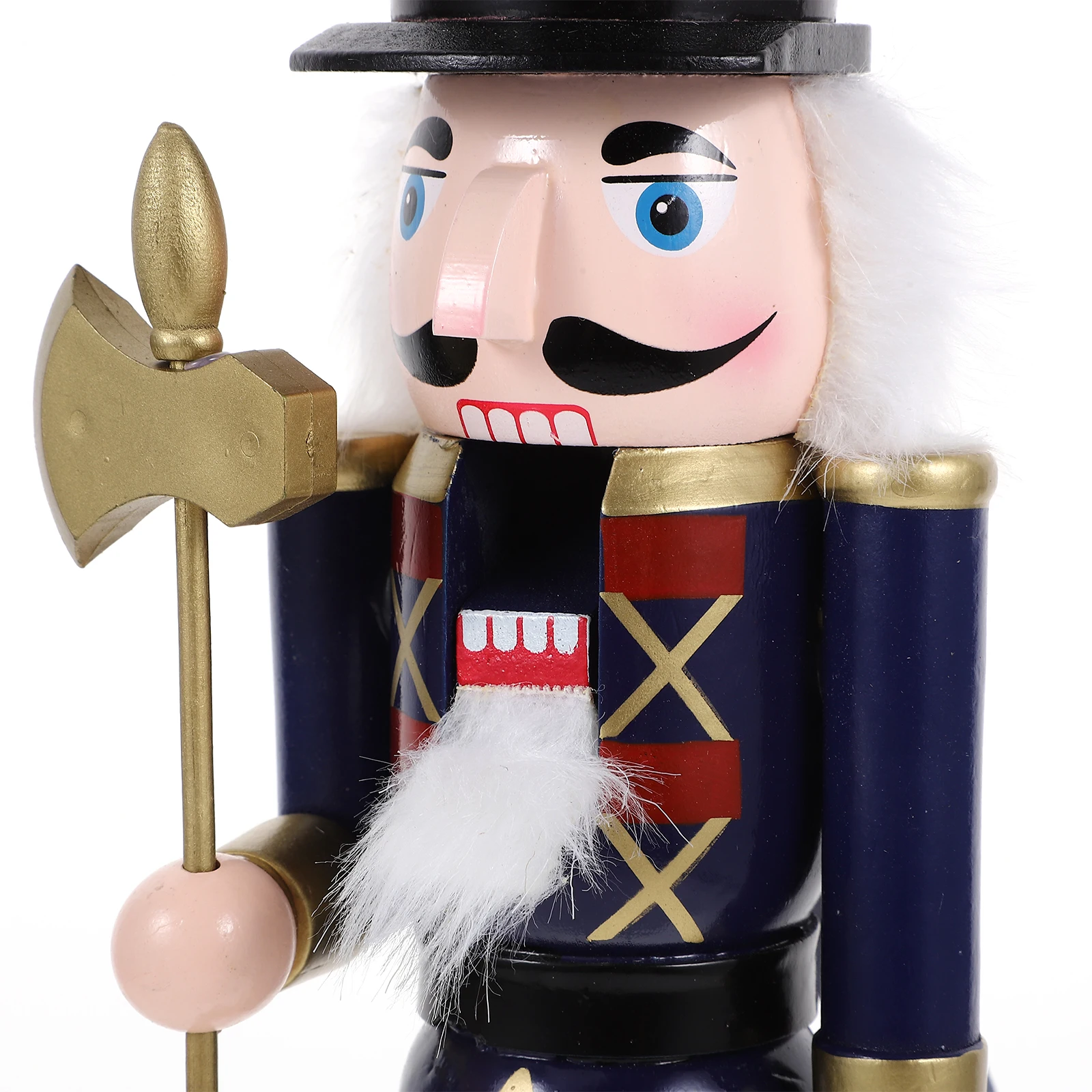 

Nutcracker Ornament Shelf Decoration Desktop Colorful Decorations Nutcrackers Figures Wood Figurine Realistic Hand-painted