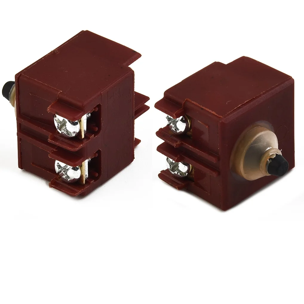 2pcs Angle Grinder Button Switch FA2-5/2W Momentary DPST NO Push Button Switch For GWS6/8-100 S1M-FF03-100A TWS6600 Power Tools