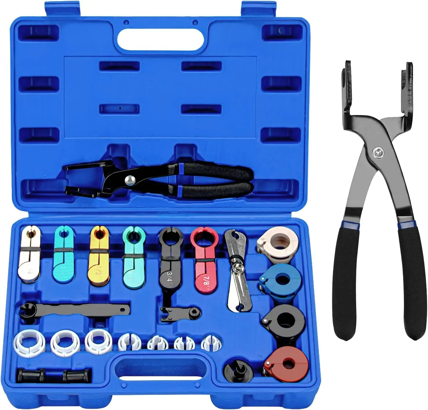 

Fuel Line Disconnect Tool Set with Fuel and AC Disconnect Pliers, Fuel Line Removal Tool Set for AC Fuel & Transmission Systems