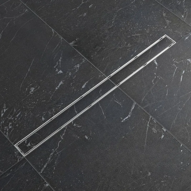 304 Stainless Steel Invisible Linear Floor Drain Modern Shower Channel