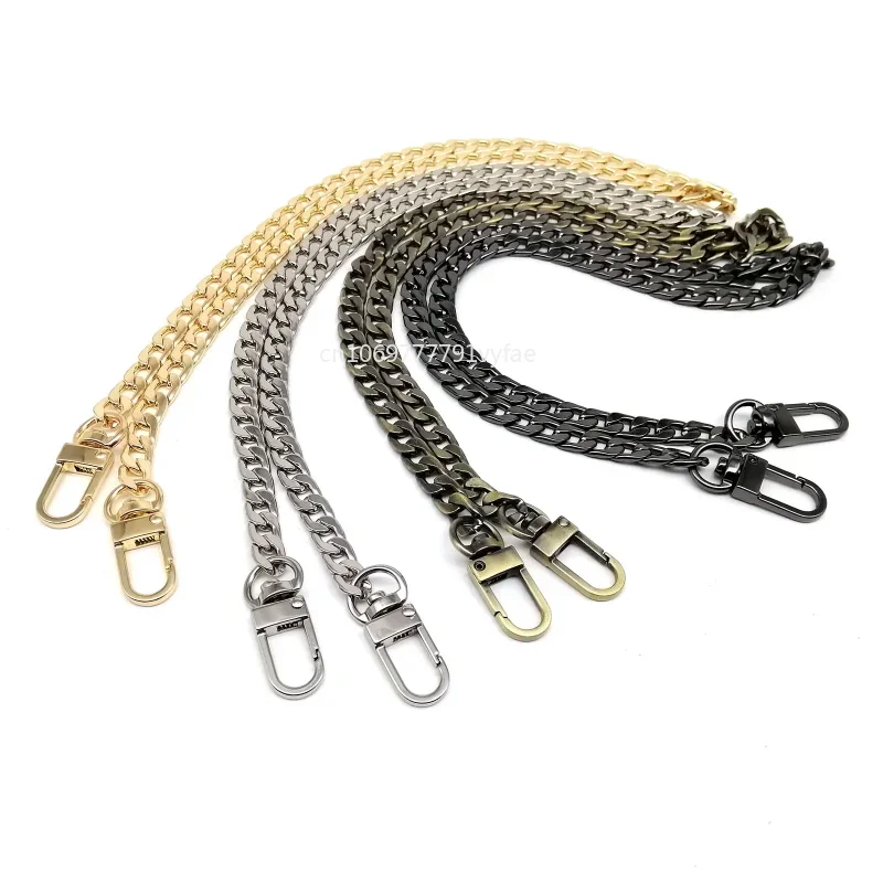 High Quality 60/100/110/120cm Double Clasp Snap Clip Handbag Purse Chain Leather Bag Strap Handle Shoulder Replace Repair DIY