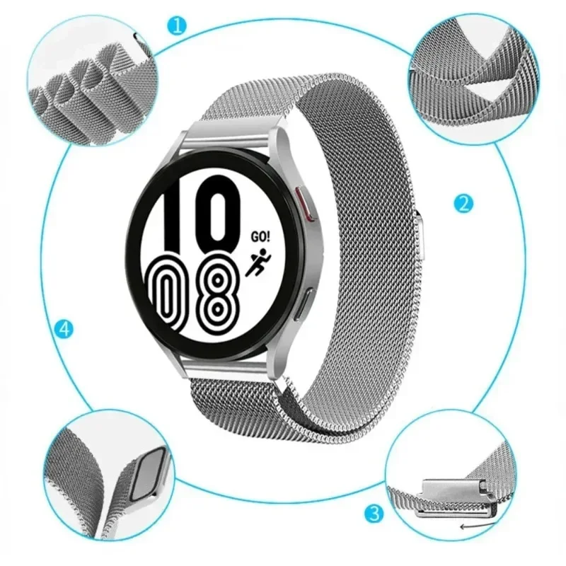 22mm Loop for CMF by Nothing Watch Pro Strap Magnetic Stainless Steel Metal Wrist Bracelet for CMF Watch Pro Band Accessories