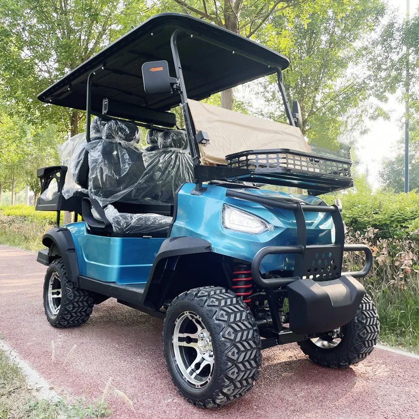 Multifunctional Adult Electric Golf Cart With Touch Screen Multimedia Player Lithium Battery Electric Golf Cart Save Energy