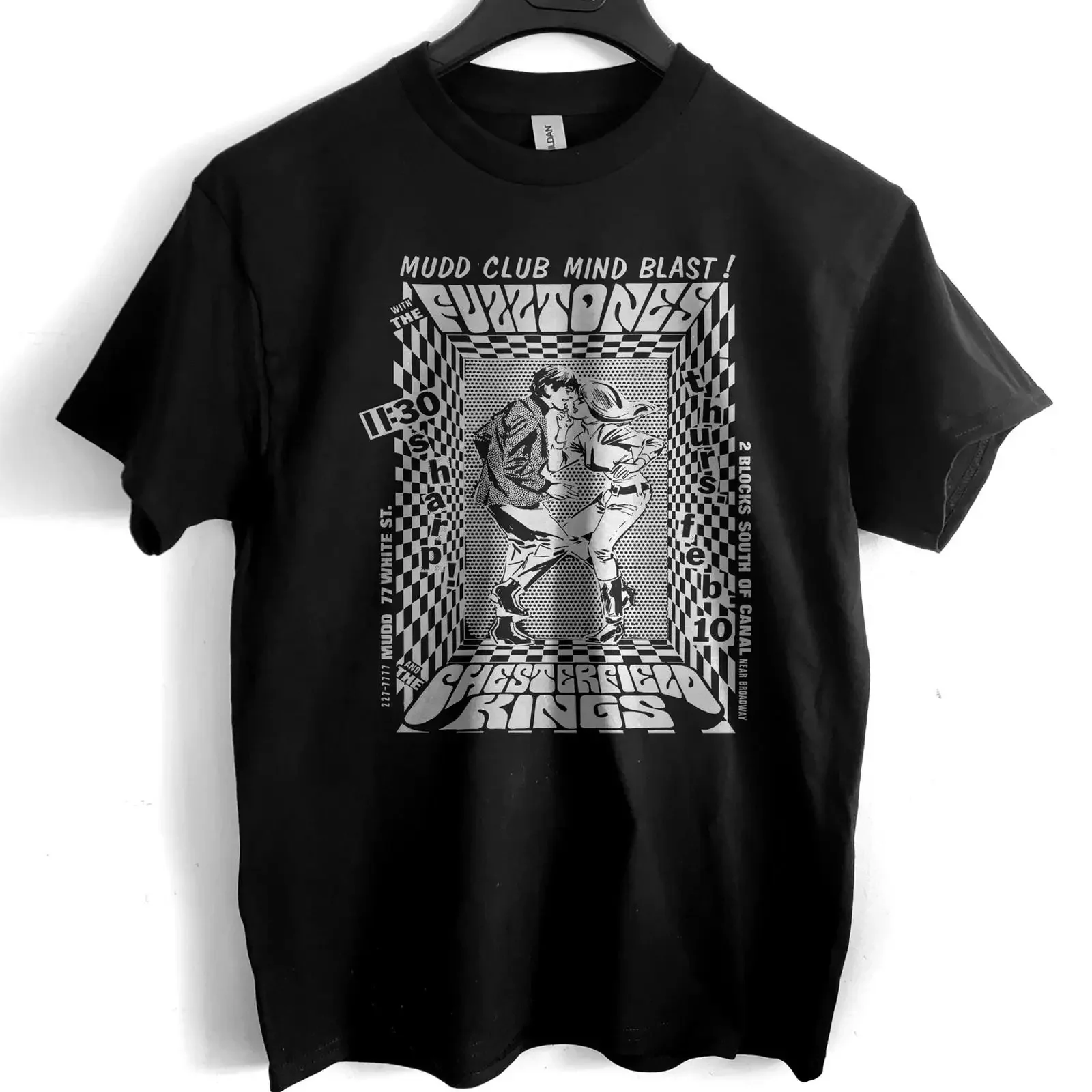 Camiseta Mudd Club Garage Punk Aviator Art Hardcore Post Softstyle, estilo vintage, cómoda, ligeramente holgada, para uso diario