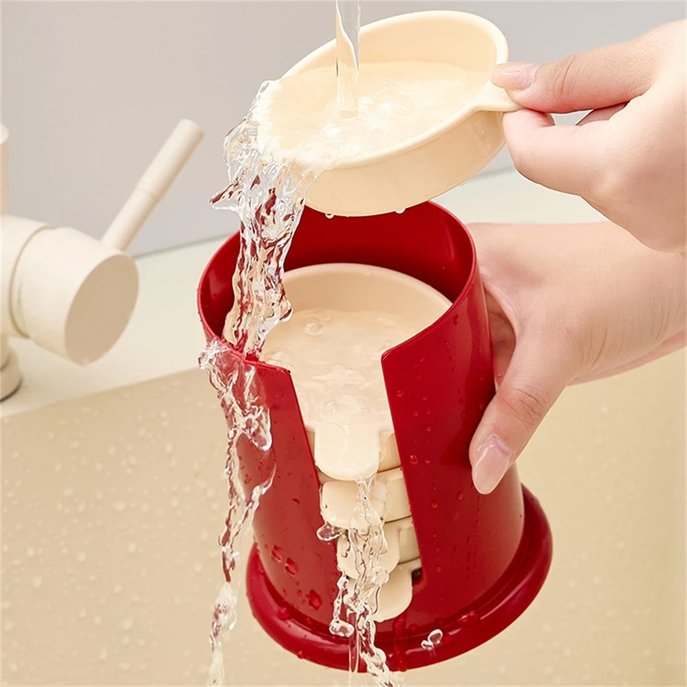 Juego de platos para salsa de postbox de dopamina multiusos, plato de inmersión de plástico a prueba de polvo con tarro de almacenamiento, plato de pepinillos, suministro de cocina de mostaza