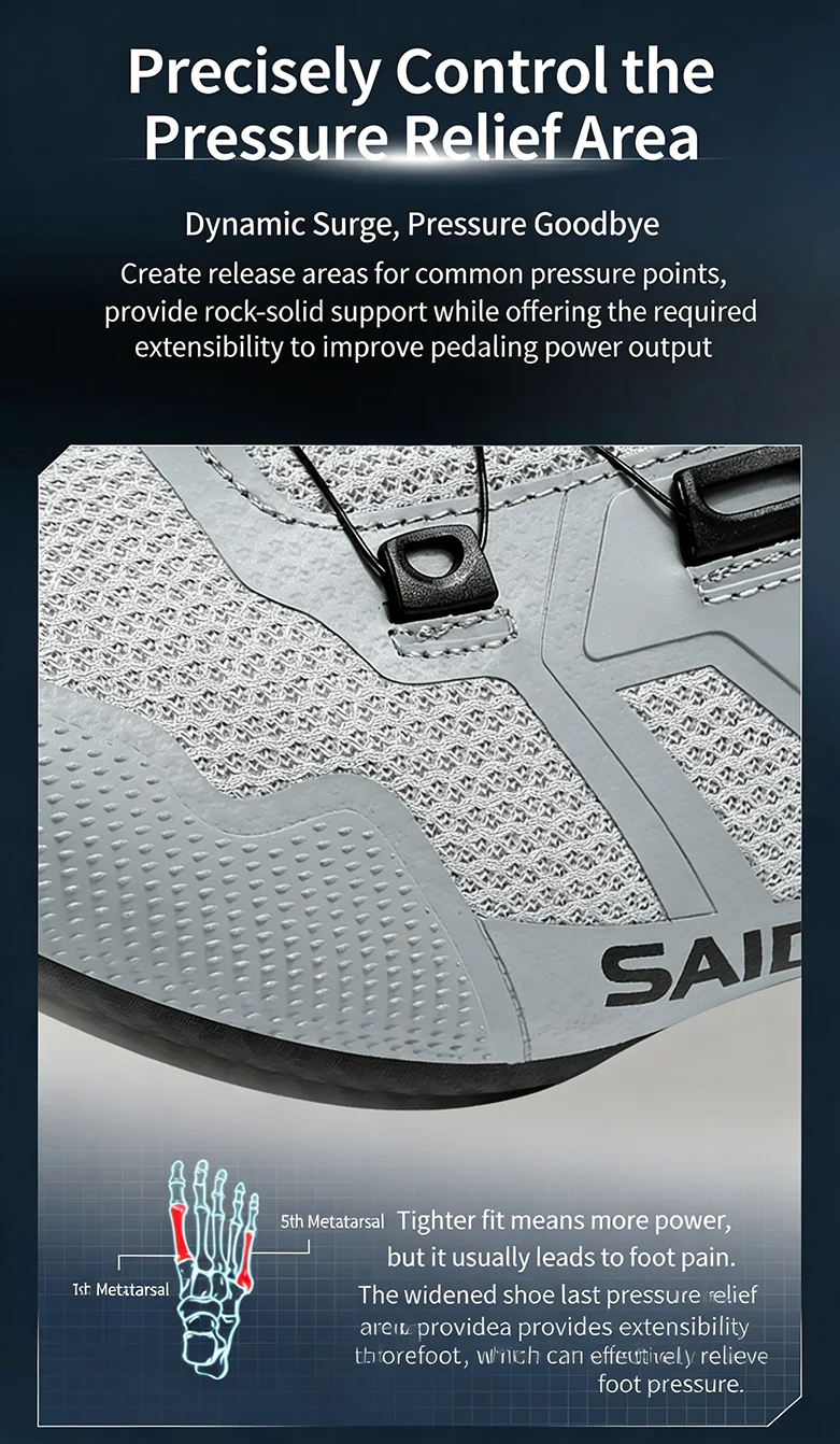 2026 Neue Professionelle Radsportschuhe für Herren und Damen, Mountainbike-Schuhe mit SPD-Klammern, MTB-Fahrradschuhe, Speed-Sneaker für Geländefahrten – Detail 4