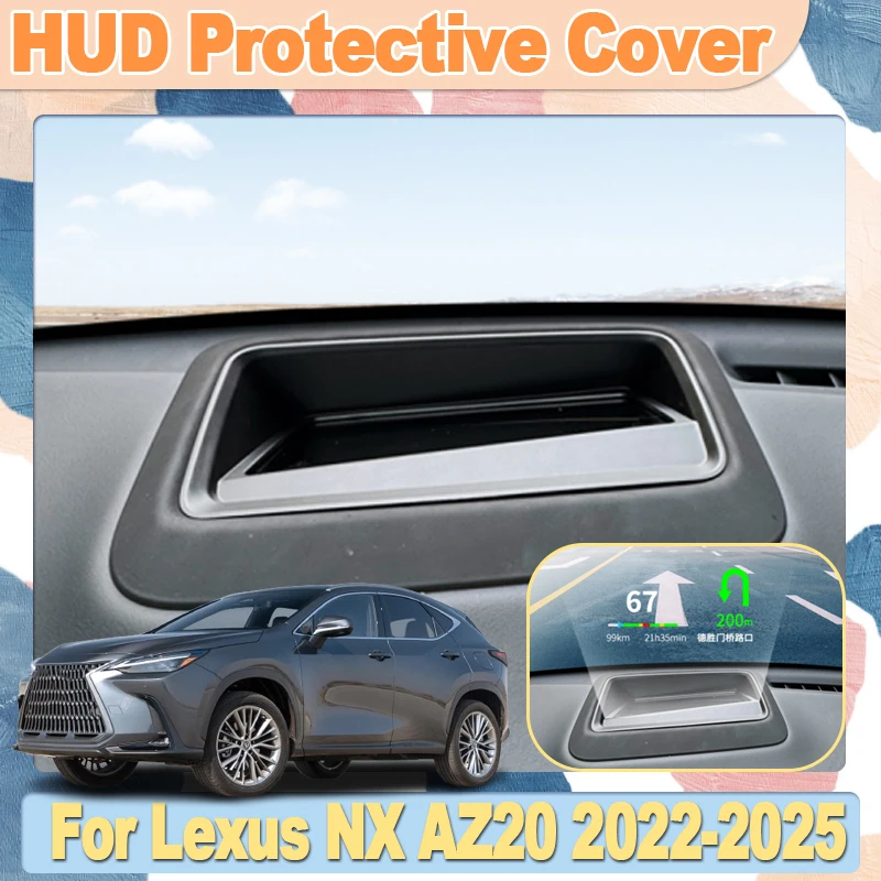 

For Lexus NX AZ20 2022~2025 2023 2024 Car HUD Display HUD Head Display Protective Cover Non Reflective Protection Accessories