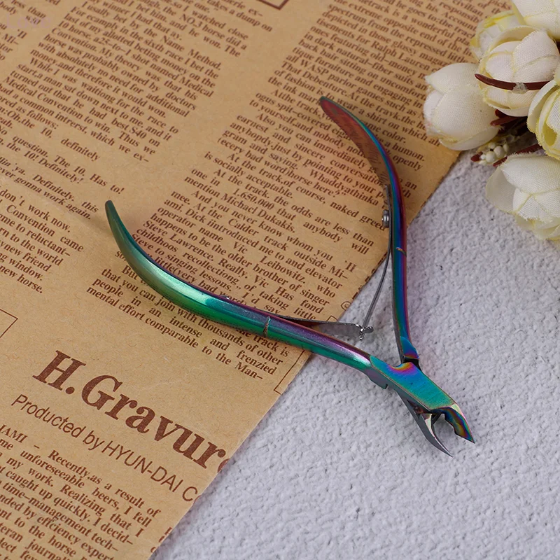 [L&P] 1개 네일 아트 큐티클 니퍼 커터 페디큐어 클리퍼 스테인리스 스틸 도구