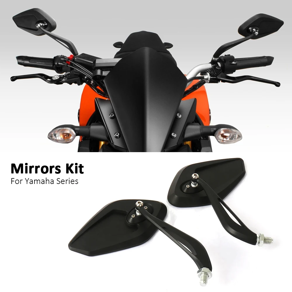 Motorcycle For Yamaha XJ6 XSR700 XSR900 MT-07 MT-09 MT-10 Tracer 700 TRACER 900 Rearview Mirror Reflector Tracer 9