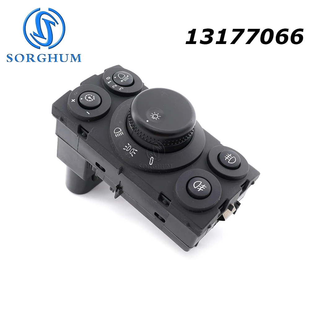 

SORGHUM 13177066 Headlight Head Lamp Control Switch Fog Light Adjust Knob For Vauxhall Vectra C 2001 2002 2003 2004 2005