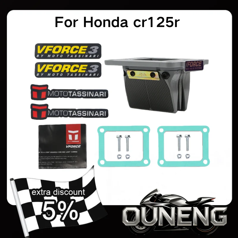 

For Honda cr125r nsr125 1987-2000 2002 Reed Valve Cage System V Force CR NSR 125 Motos V-Force Delta 2 NSR125 Reed Valve DM01