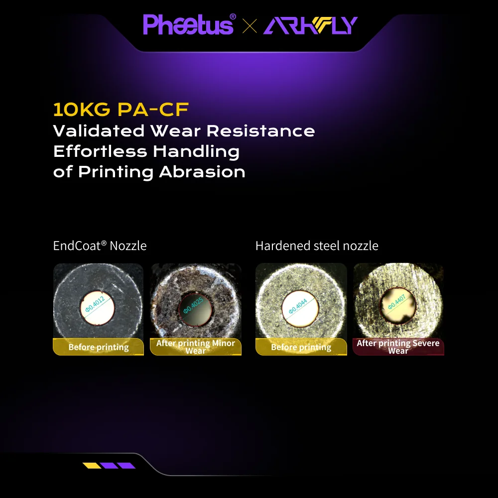 Arkfly Phaetus Conch M4 Hotend do Bambu Lab A1/A1mini A2L z odłączanymi dyszami EndCoat 0.2/0.4/0.6/0.8mm, części do drukarek 3D — zdjęcie produktu 4