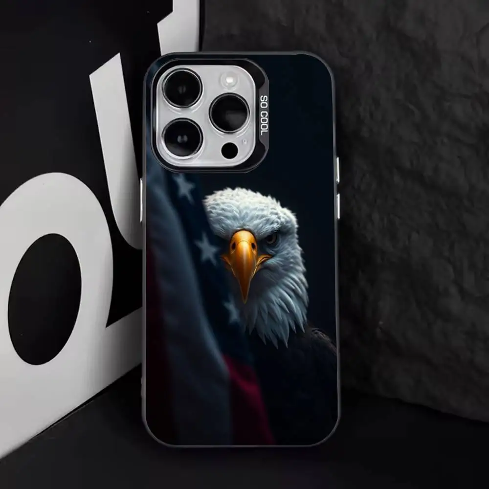 حافظة هاتف E-Eagle Cool Animal لهاتف iPhone 17,16,15,14,13,12,11,Pro,Max,Plus,E,Air,Mini Black Tpu