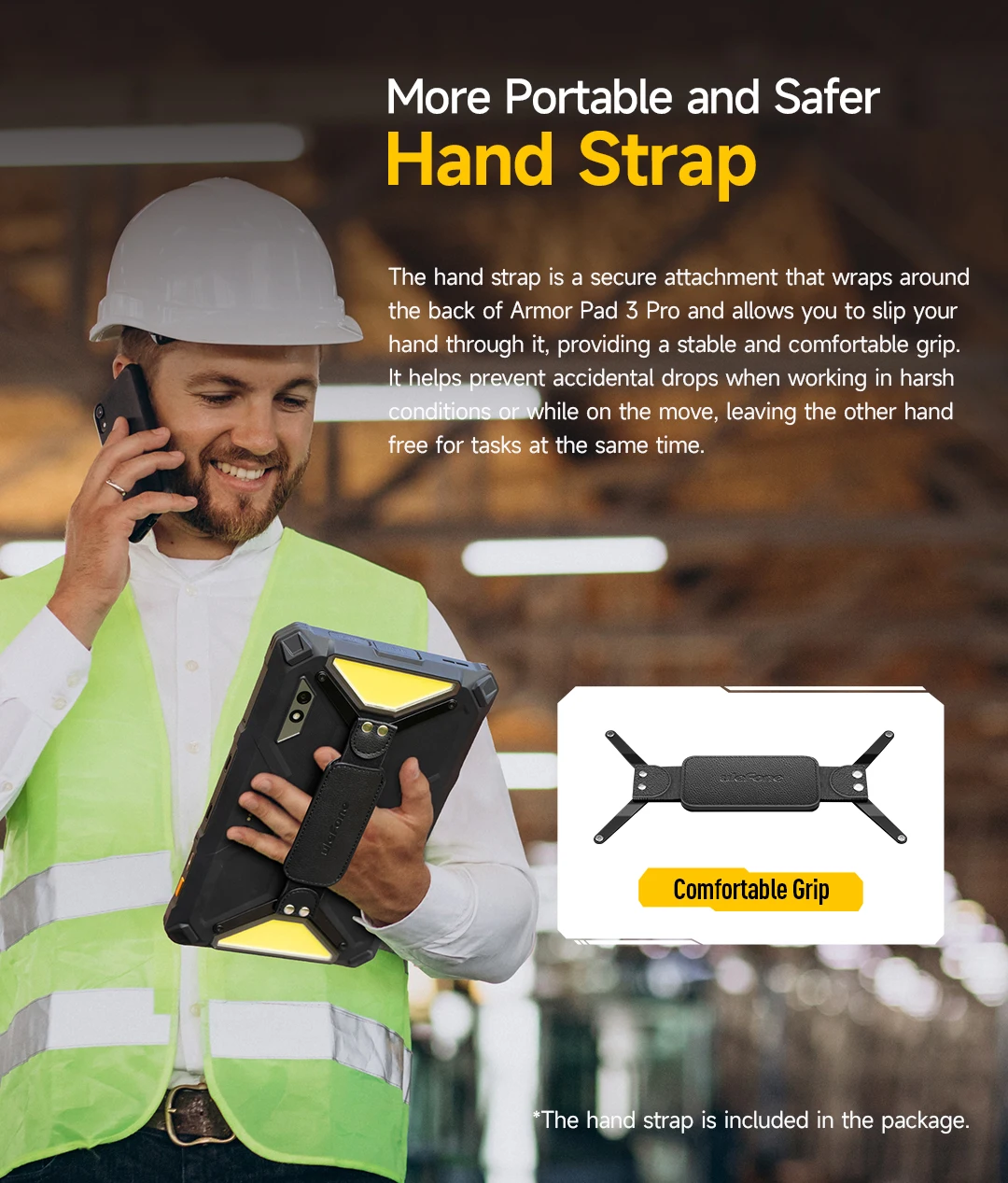 Ulefone Armor Pad 3 Pro Rugged Tablet 33280 mAh MediaTek MT8788 16GB RAM(8+8) 256GB ROM 50MP 10.36"2K Android