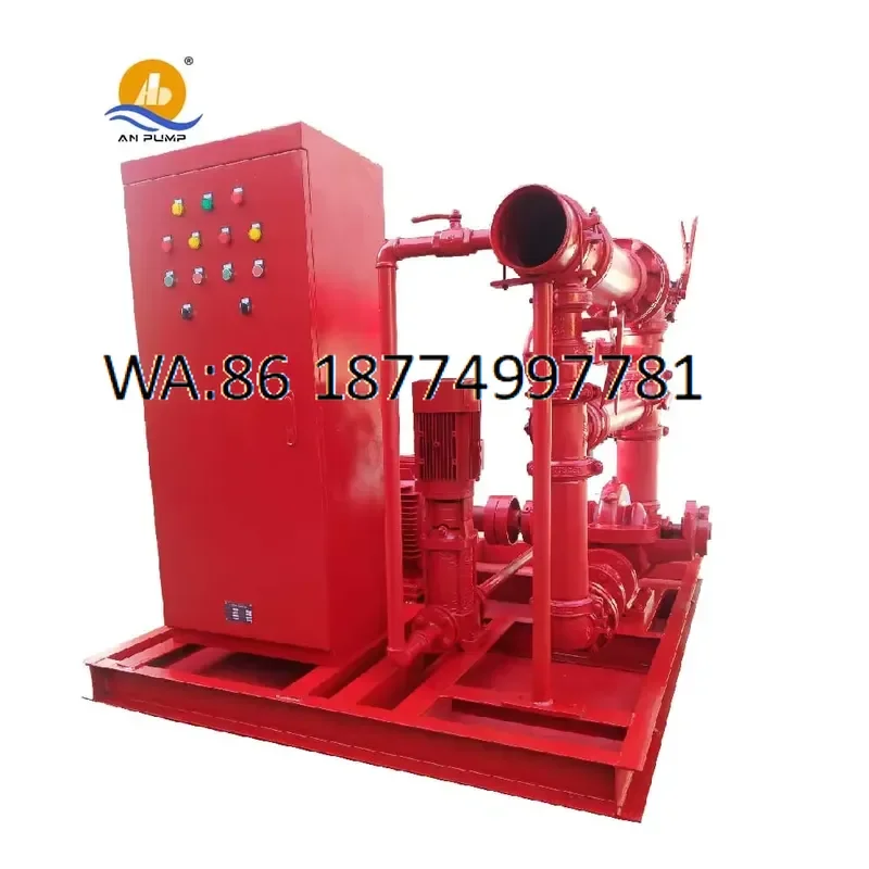 custom Standard Fire Fighting Pump Set with Jockey Pump and Control Cabinet VFD for Fire Pump Group System