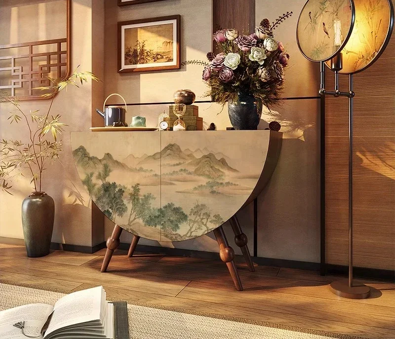 Entry entrance Household tea cabinet Living room wall locker