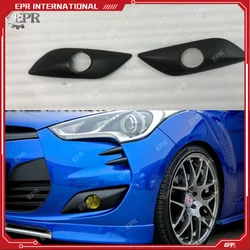 For Hyundai Veloster NAV Style FRP Fiber Glass Front Fog Cover (Non Turbo) Fiberglass Bumper Fog Cover For Veloster Tuning Part