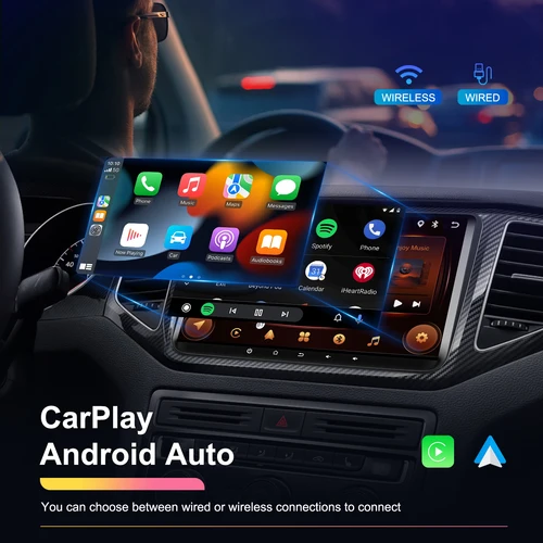 Imagen 2 del producto Podofo-Radio con GPS para coche, reproductor con Android, 2 + 64G, Carplay, WIFI, Bluetooth, estéreo, para VW Passat, Golf MK5, MK6, Jetta