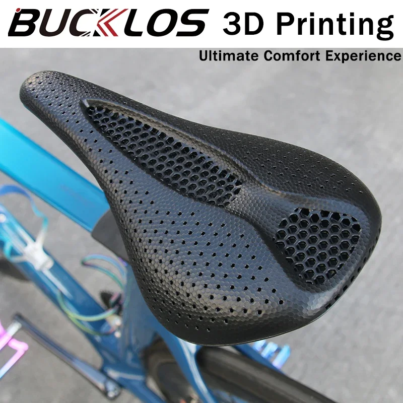 

3D Printed Bicycle Saddle Ultralight Road Mountain Bike Seat Cushion Shock Absorption MTB Seat Triathlon Bike Cushion Bike Part