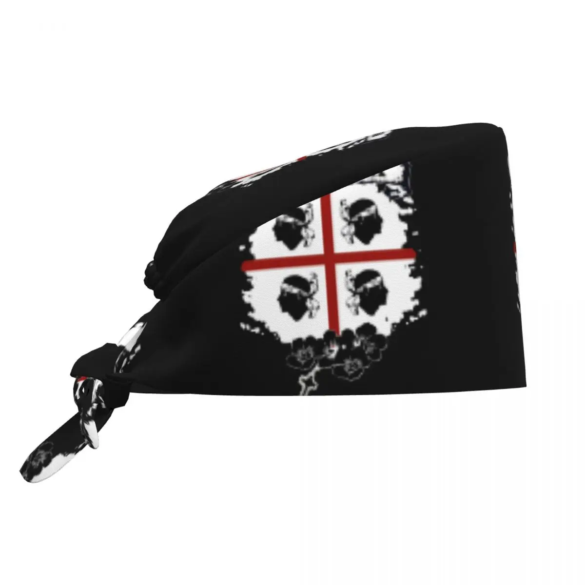 

Изготовленный на заказ флаг Сардинии Four Moors Медицинский персонал Скрабы Шляпа Женщины Мужчины Италия Сардиния Герб Для шеф-повара Шляпа Кепки-скрабы