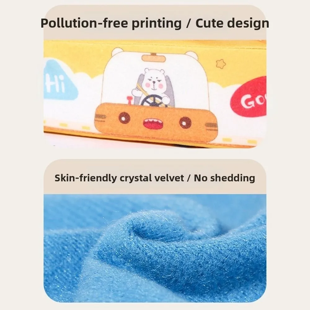 

Мягкая детская коробка для салфеток, устойчивая к разрыву мультяшным рисунком, тянущая морковь, мягкая упражнения на пальцы, мелкая моторика